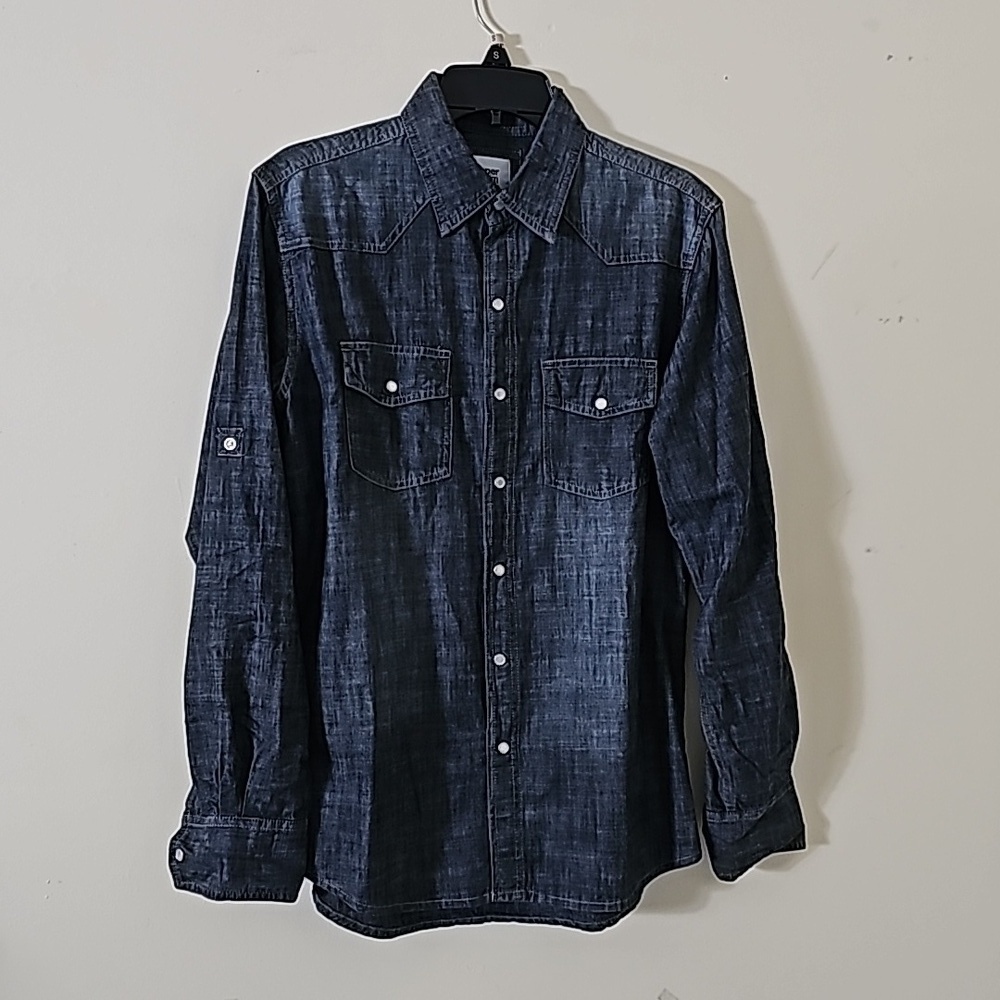 Paper Denim & Cloth Men's Denim button-up Shirt Size S